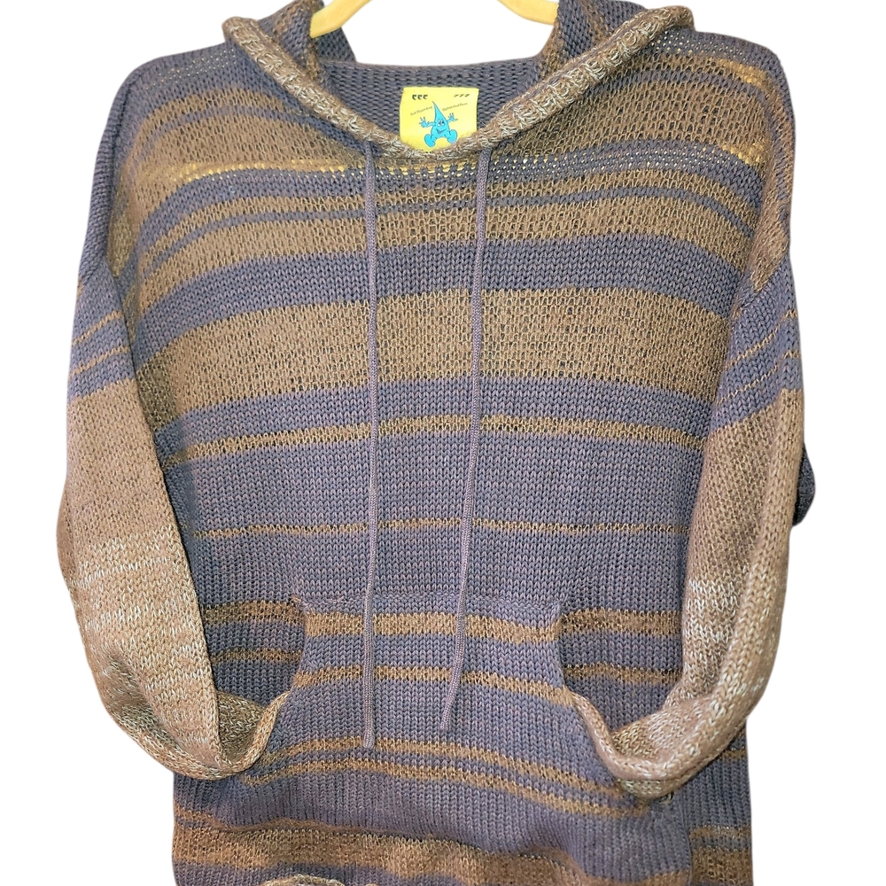 Unif Cozy Striped Hoodie Sweater